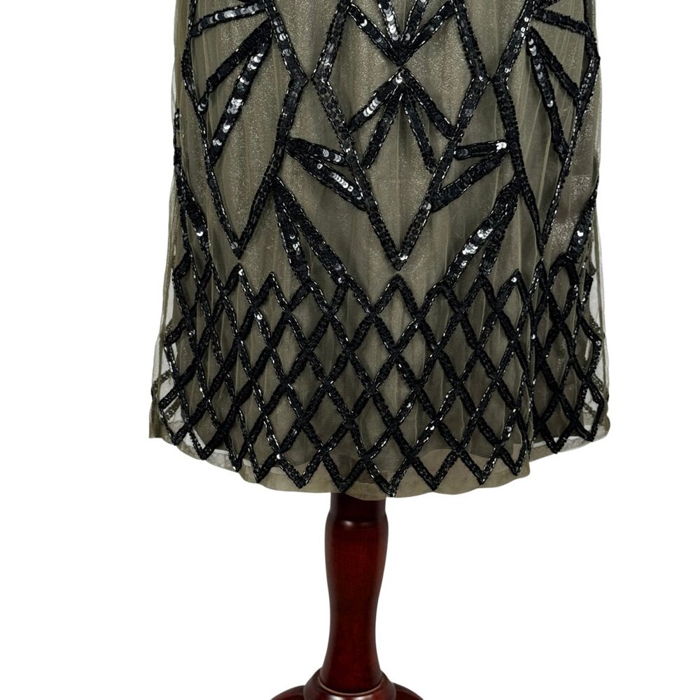✨ NWT Mark & James by Badgley Mischka Art Deco Sequin Dress | Size Small | $495 - Picture 9 of 14
